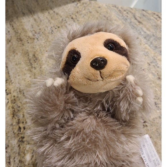 BooksAMillion Toys Sloth Hand Puppet Brown Plush Booksamillion